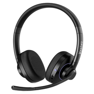 Bluetooth Headset with Noise Cancelling Microphone & Mic Mute 30H+...